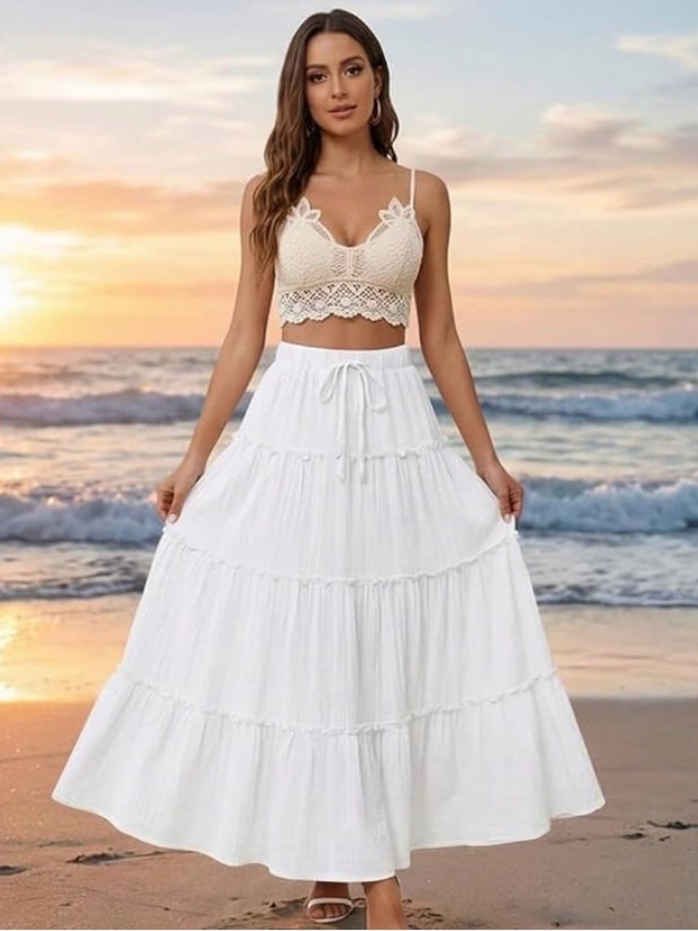 Flowy Ruffle Skirt - Picture 5 of 5